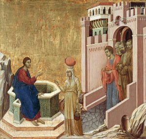 Duccio -Jésus et la Samaritaine - 1311